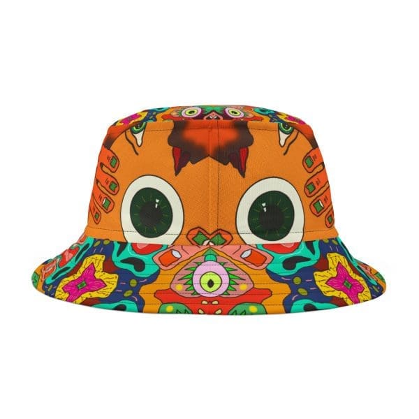Party  Bucket Hat , urban psychedelic colorful,, holiday fun. - Image 3