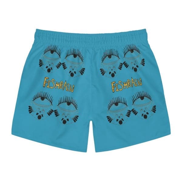 Swim Trunks blue turquoise, black eyes. - Image 3