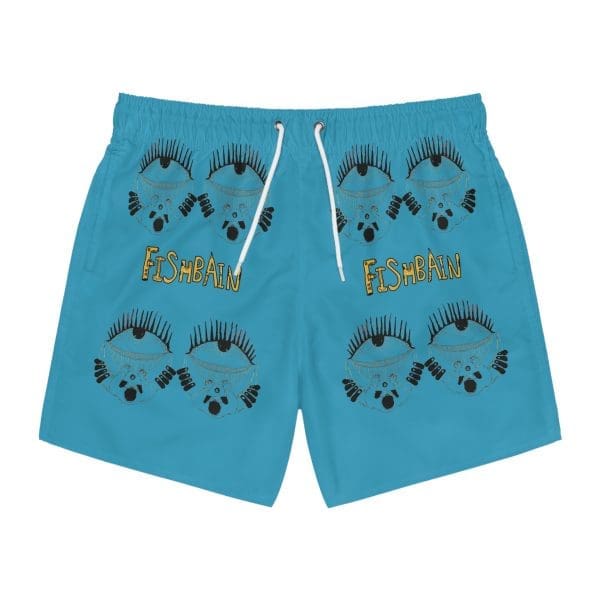 Swim Trunks blue turquoise, black eyes. - Image 2