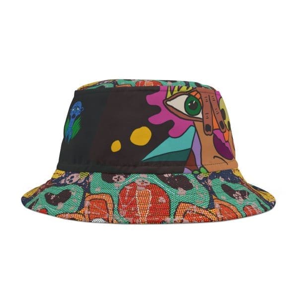 Trippy cool Bucket Hat , acid hat, urban clothing. - Image 4