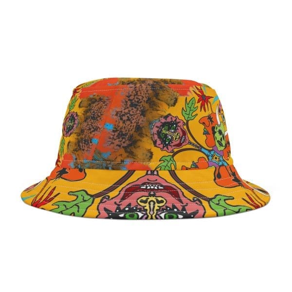 Bucket Hat Mexican skull, colorful clothing. - Image 4