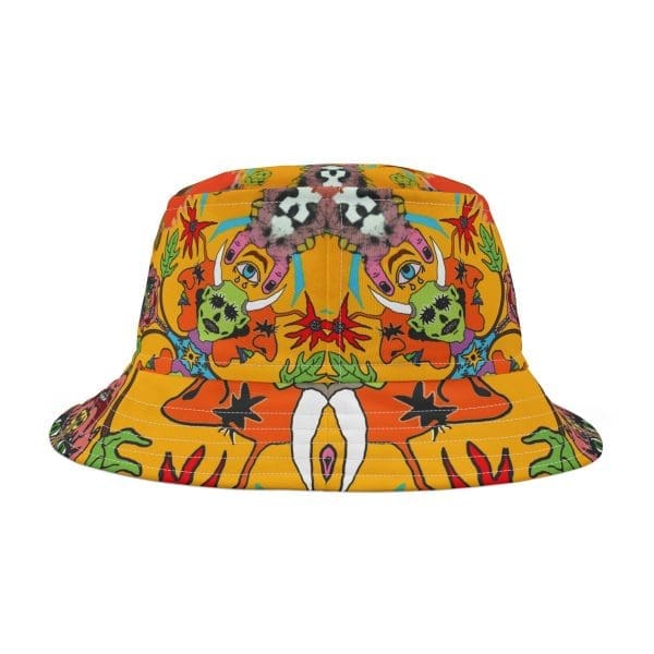 Bucket Hat Mexican skull, colorful clothing. - Image 3