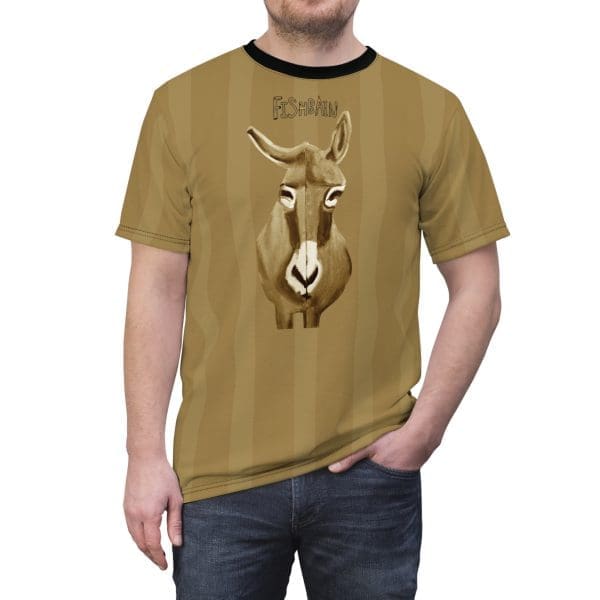 Unisex Cut & Sew Tee , brown donkey clothing T-shirt. - Image 3