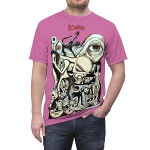 Unisex Cut & Sew Tee, anarchy erutic psychedelic clothing T-shirt.