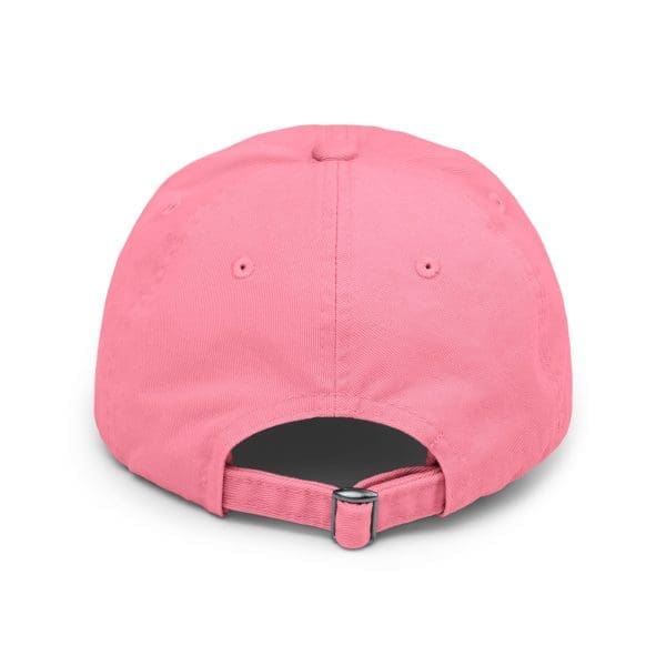 Unisex Distressed Cap,  funky psychedelic face. - Image 4