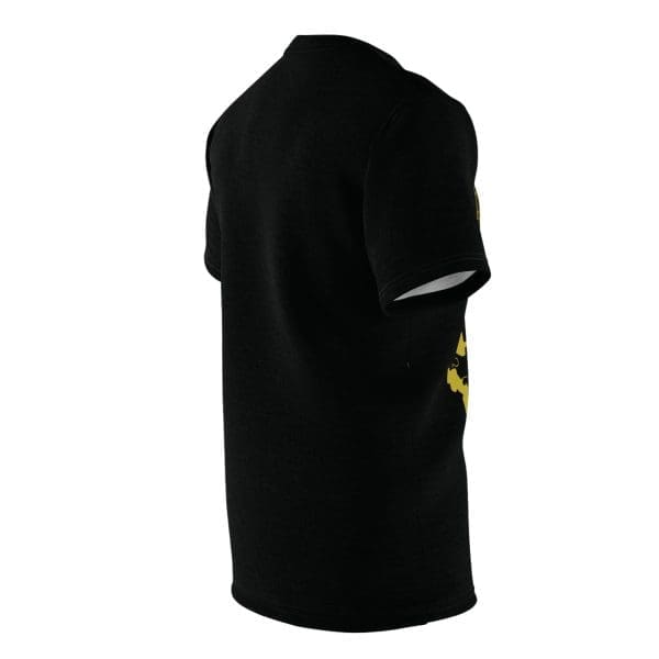 Unisex Cut & Sew Tee , black and gold, urban, unique design clothing T-shirt. - Image 3
