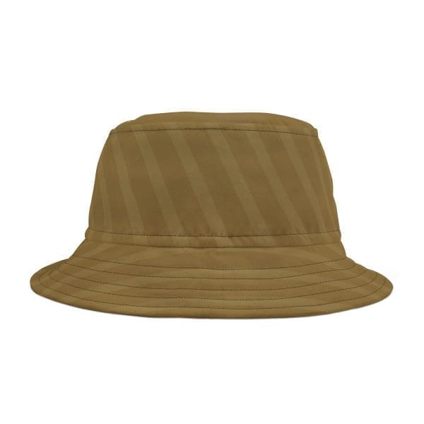 Bucket Hat , brown, donkey green perple combo. - Image 2