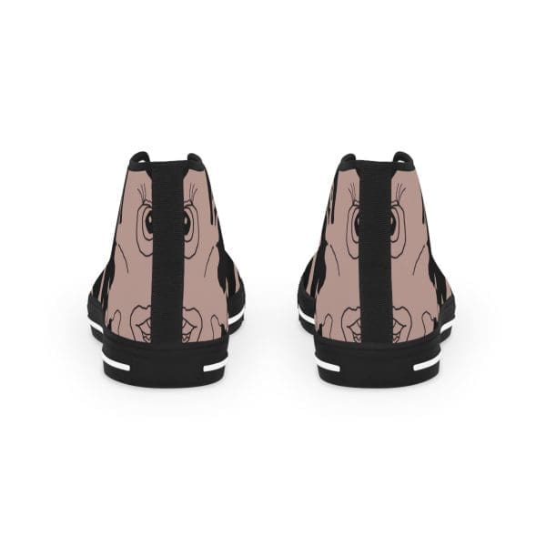 Men's High Top Sneakers, black brown funky walk. - Image 3
