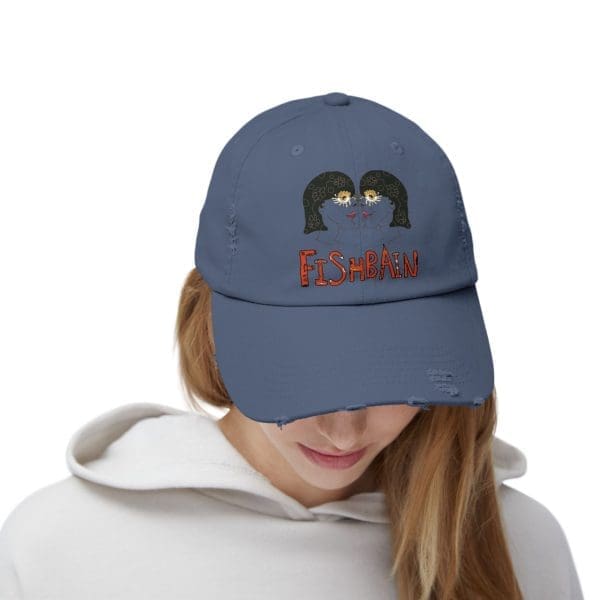 Unisex Distressed Cap funky lady's, - Image 5