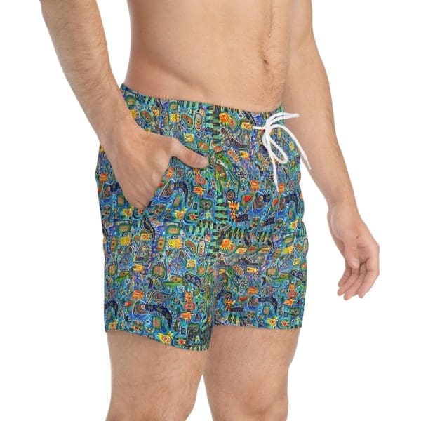 Swim Trunks blue stylish swim. - Image 4
