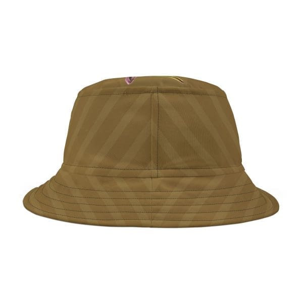 Bucket Hat , brown, donkey green perple combo. - Image 3