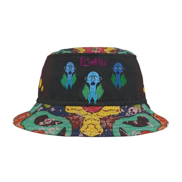 Trippy cool Bucket Hat , acid hat, urban clothing.