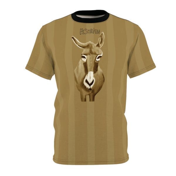 Unisex Cut & Sew Tee , brown donkey clothing T-shirt.