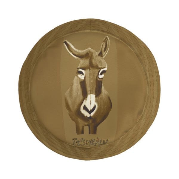 Bucket Hat , golden brown donkey clothing. - Image 3