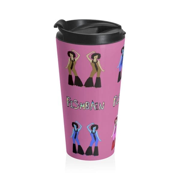 Stainless Steel Travel Mug "70s Disco Vibe - Image 3